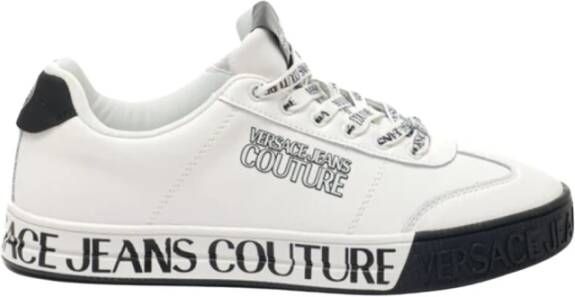 Versace Stijlvolle Sneakers voor Mannen en Vrouwen White Heren