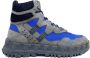 Versace Suède Wandelschoenen Mesh Panelen Rubber Multicolor Heren - Thumbnail 1