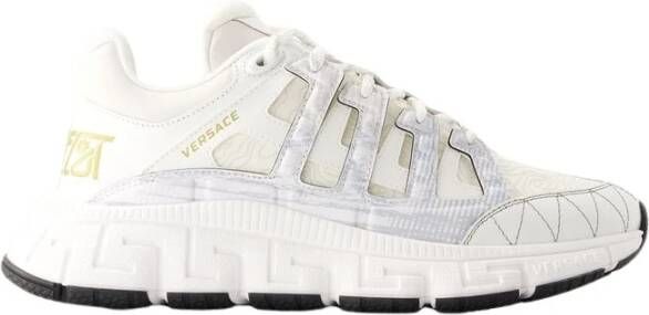 Versace Trigreca Sneakers Glamoureuze en zelfverzekerde stijl White Heren