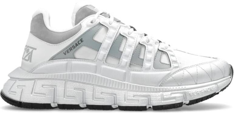 Versace Witte Trigreca Low-Top Sneakers White Heren