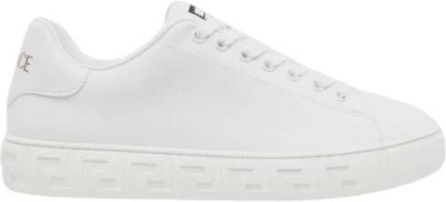 Versace Witte Greca Sneakers Verantwoordelijk White