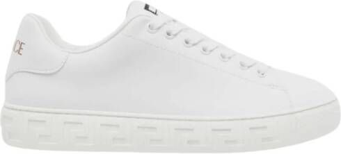 Versace Witte Greca Sneakers Verantwoordelijk White Dames