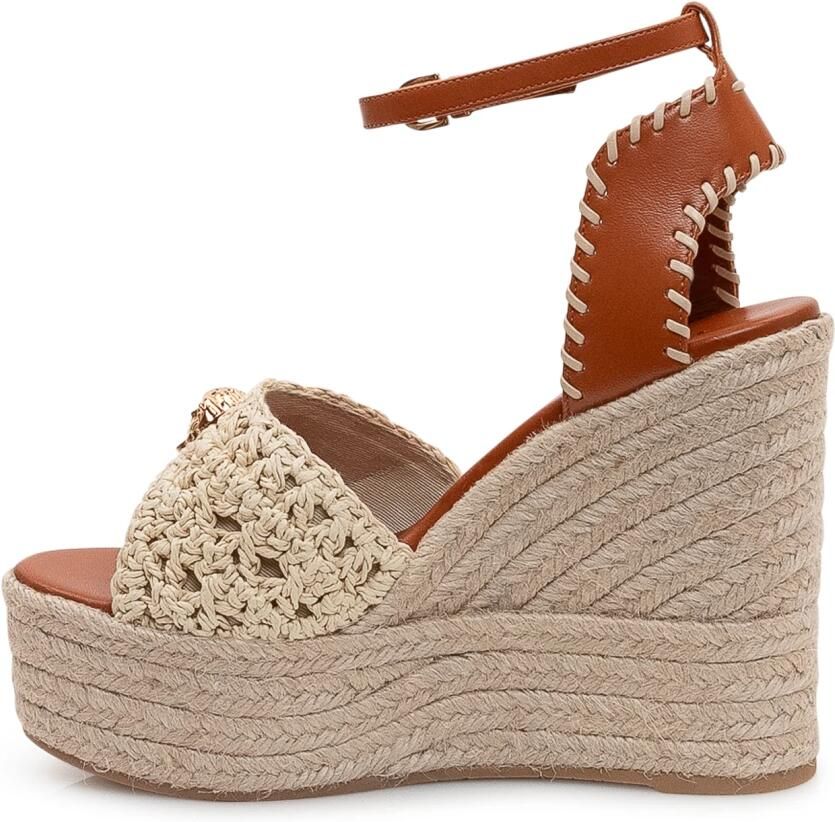 Versace 120 Leather Platform Espadrille Wedges - Foto 2