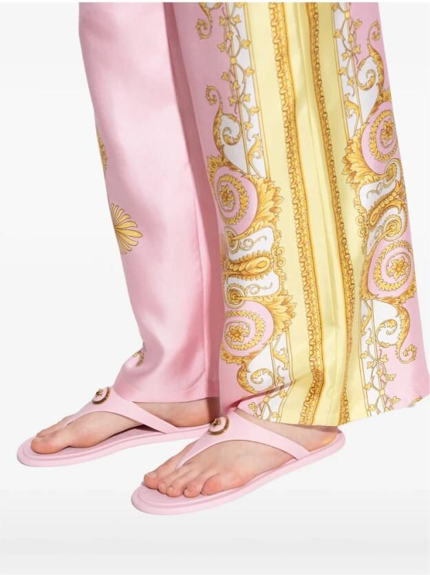 Versace Alia Rubber Flat Sandalen - Foto 2