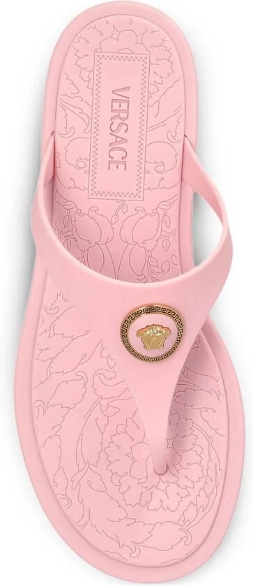 Versace Alia Rubber Flat Sandals