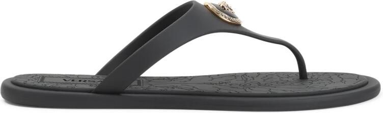Versace Alia Rubber Flat Sandals