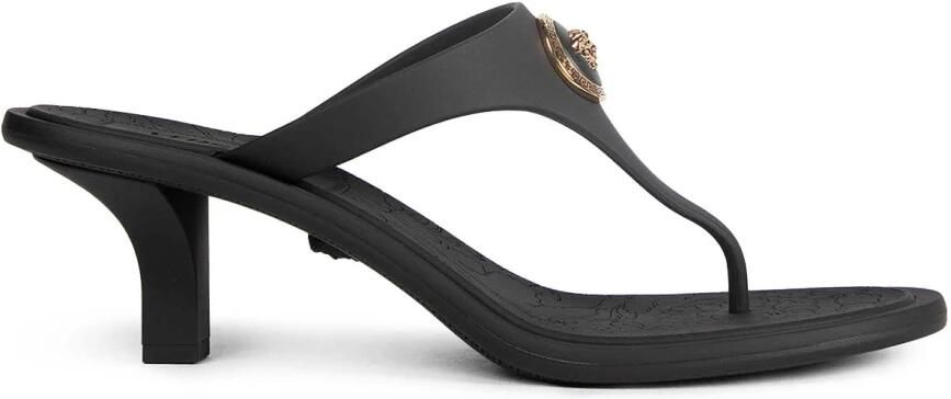 Versace Alia Rubber Thong Sandals 55 mm