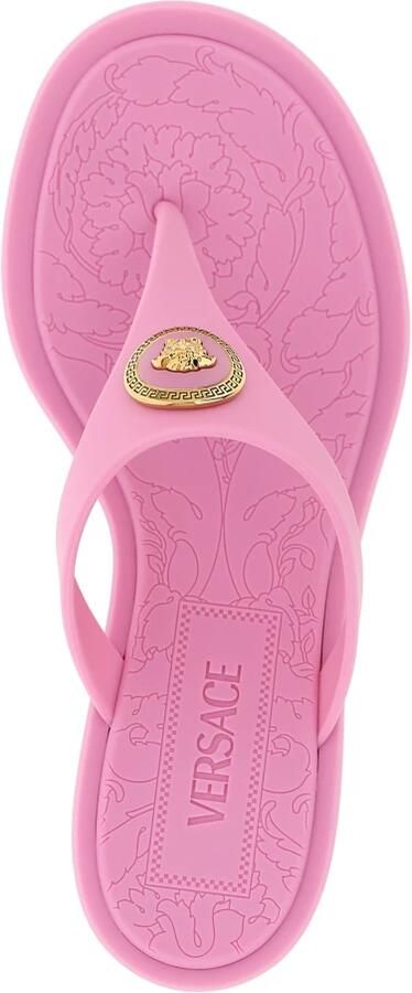 Versace Alia Rubber Thong Sandals - Foto 2