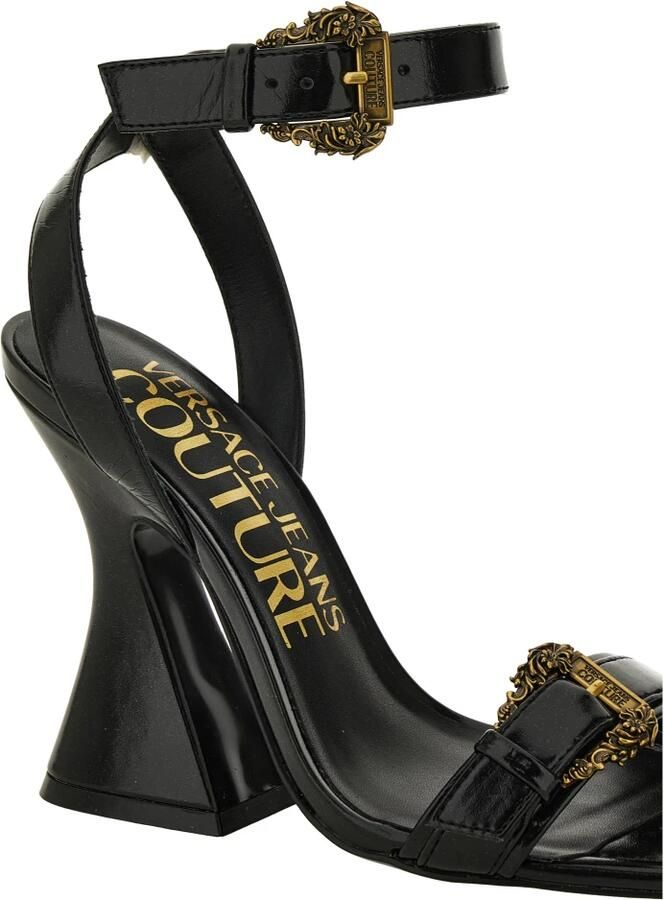 Versace Baroque Buckle Patent Kristen Sandals - Foto 2