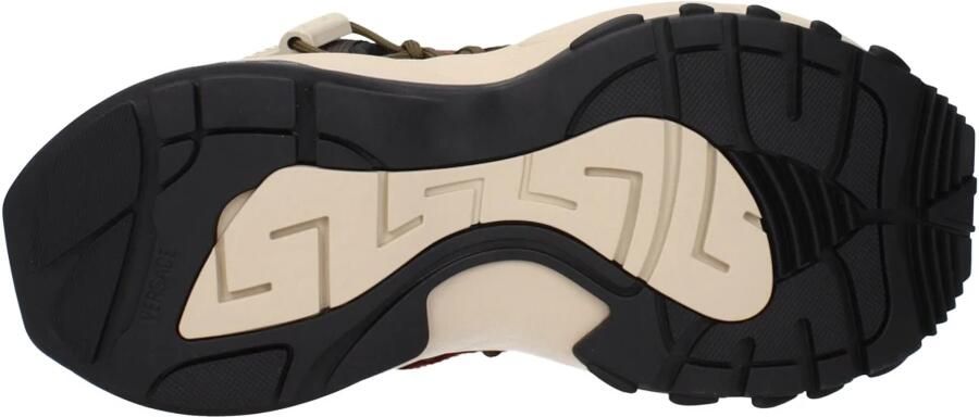 Versace Beige Leren Athletic Sneakers - Foto 2