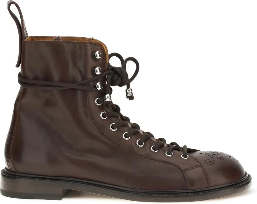 Versace Billy Leren Enkellaarsjes
