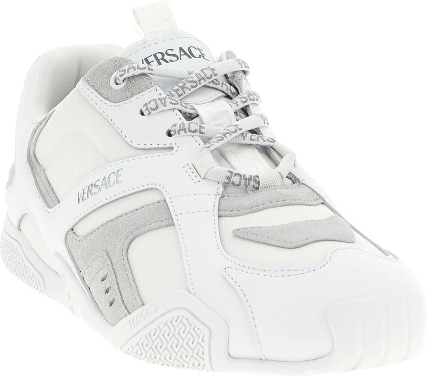 Versace Calfskin Suede Technical Sneakers - Foto 2