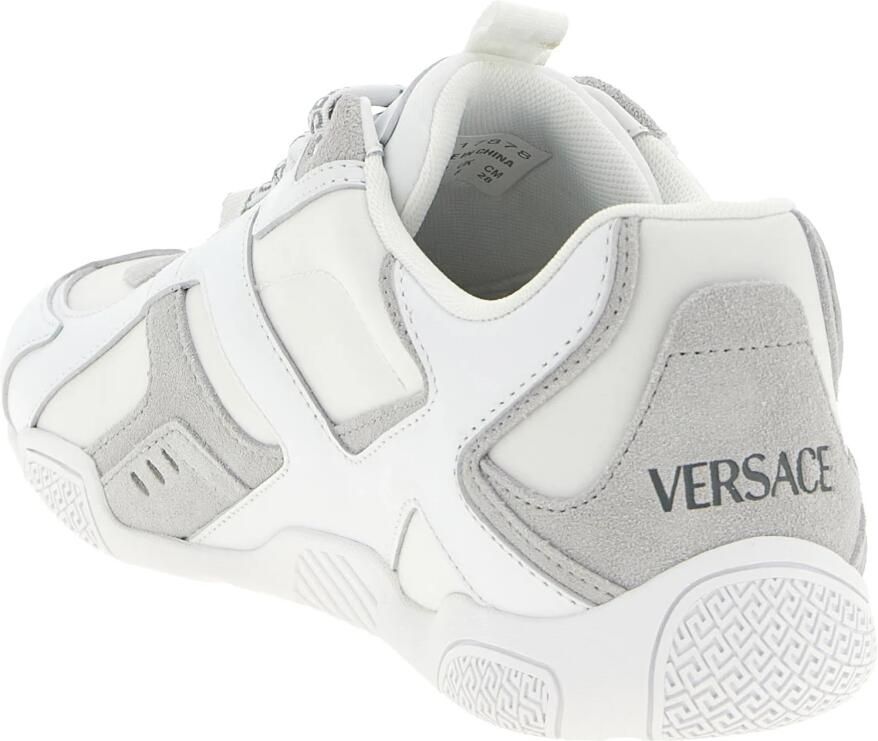 Versace Calfskin Suede Technical Sneakers - Foto 3