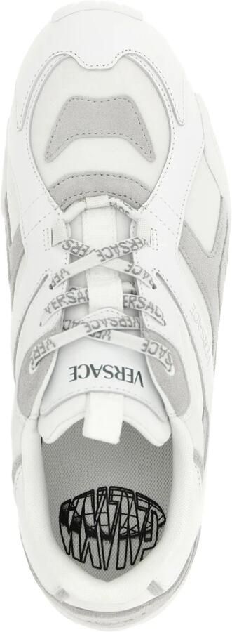 Versace Calfskin Suede Technical Sneakers - Foto 4
