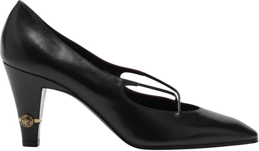 Versace Criss-Cross Medallion Pump