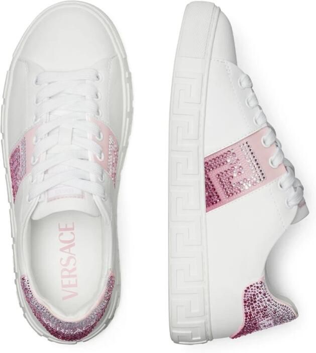 Versace Crystal Greca Sneakers - Foto 3