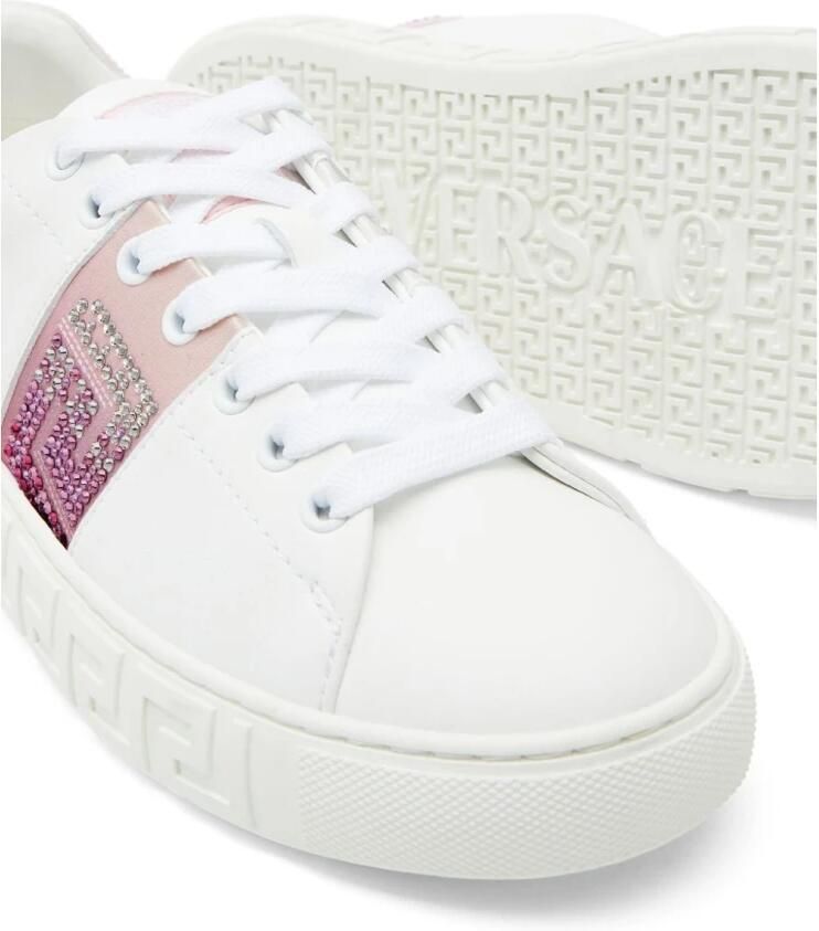 Versace Crystal Greca Sneakers - Foto 2