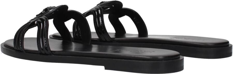 Versace Iconische instapsandalen met Medusa-logo Black Dames - Foto 4