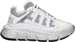 Versace Trigreca Sneakers met Grafisch Patroon en Leren Details White