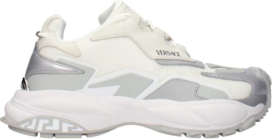 Versace Witte Leren Lage Sneakers - Foto 2