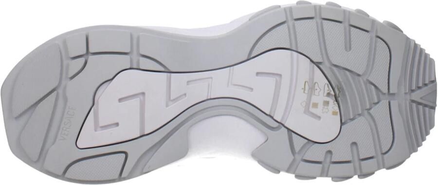 Versace Witte Leren Lage Sneakers - Foto 3