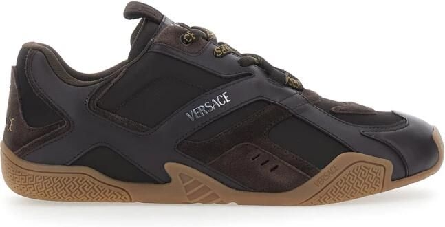 Versace Galaxia Leather Sneakers
