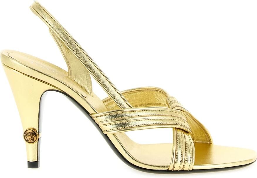 Versace Gianni Metallic Nappa Sandalen 90 mm