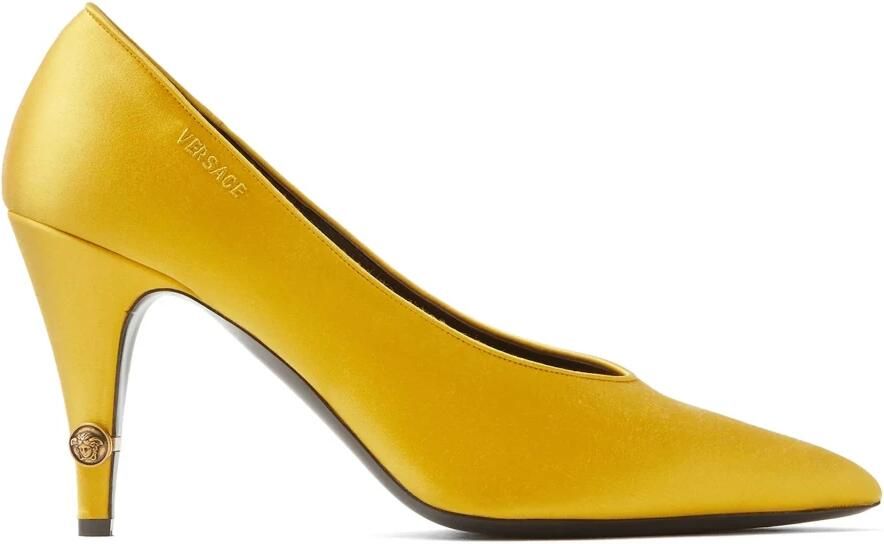 Versace Gianni Satin Pumps 90 mm