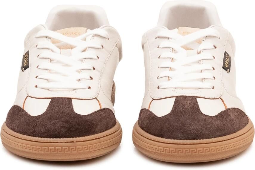 Versace Greca Court Nappa Suede Sneakers - Foto 2
