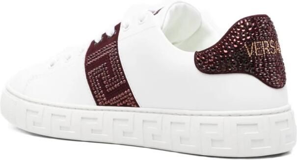 Versace Greca Embellished Nylon Sneakers - Foto 3
