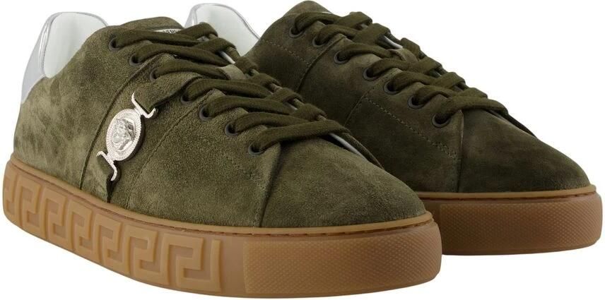 Versace Greca Embellished Sneakers - Foto 2