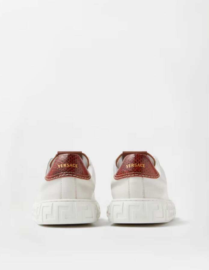 Versace Greca Leren Sneakers - Foto 6