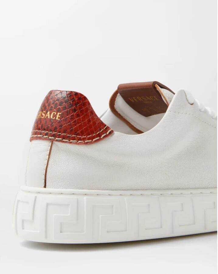 Versace Greca Leren Sneakers - Foto 4