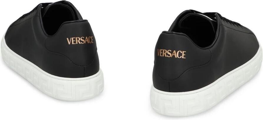 Versace Platte schoenen met kenmerkende reliëf details White Heren - Foto 3