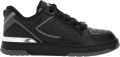 Versace Zwarte Leren Sneakers Gladde Kalfshuid - Zwart