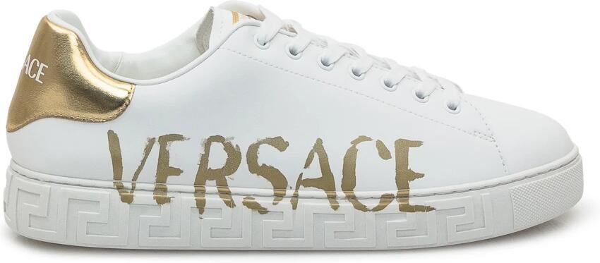 Versace Greca Printed Nylon Sneakers
