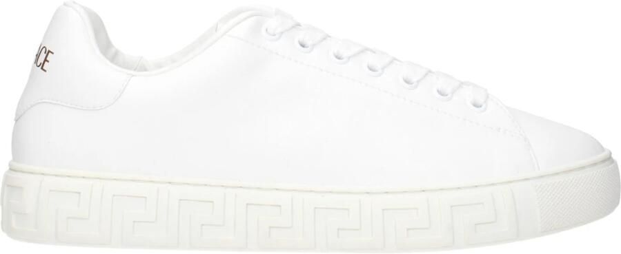 Versace Platte schoenen met kenmerkende reliëf details White Heren - Foto 4