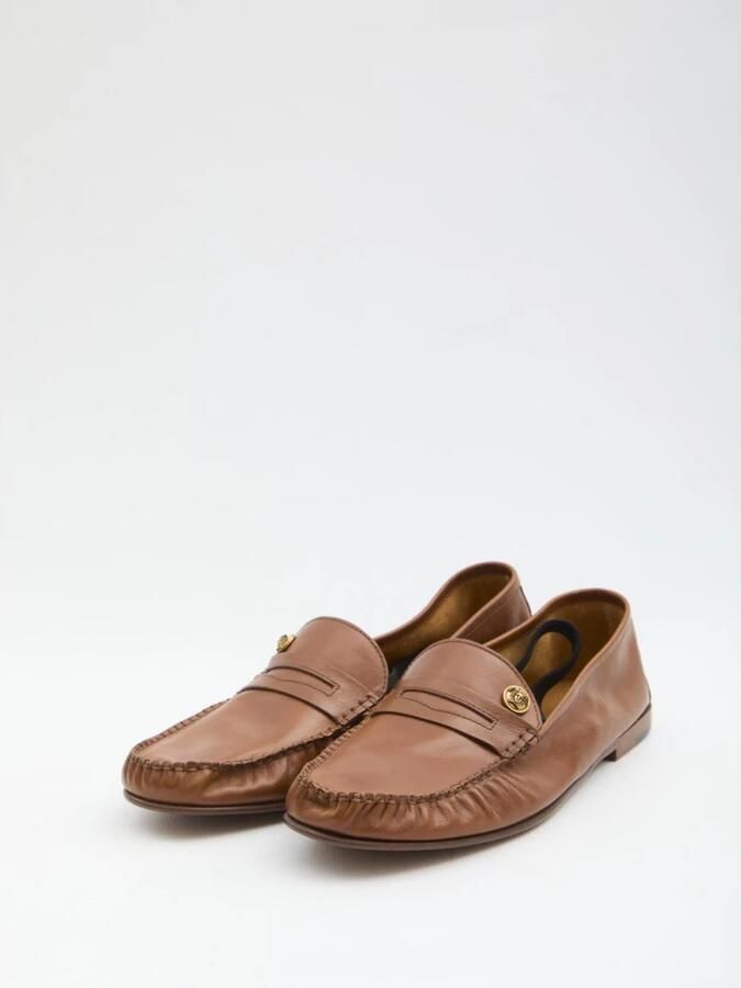 Versace Guanto Leren Loafers - Foto 3