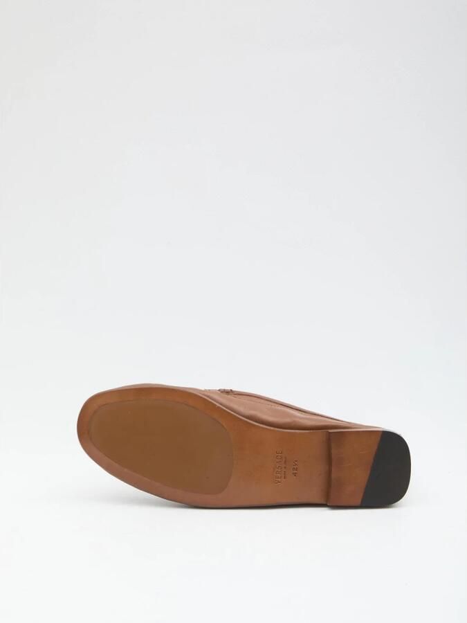 Versace Guanto Leren Loafers - Foto 4