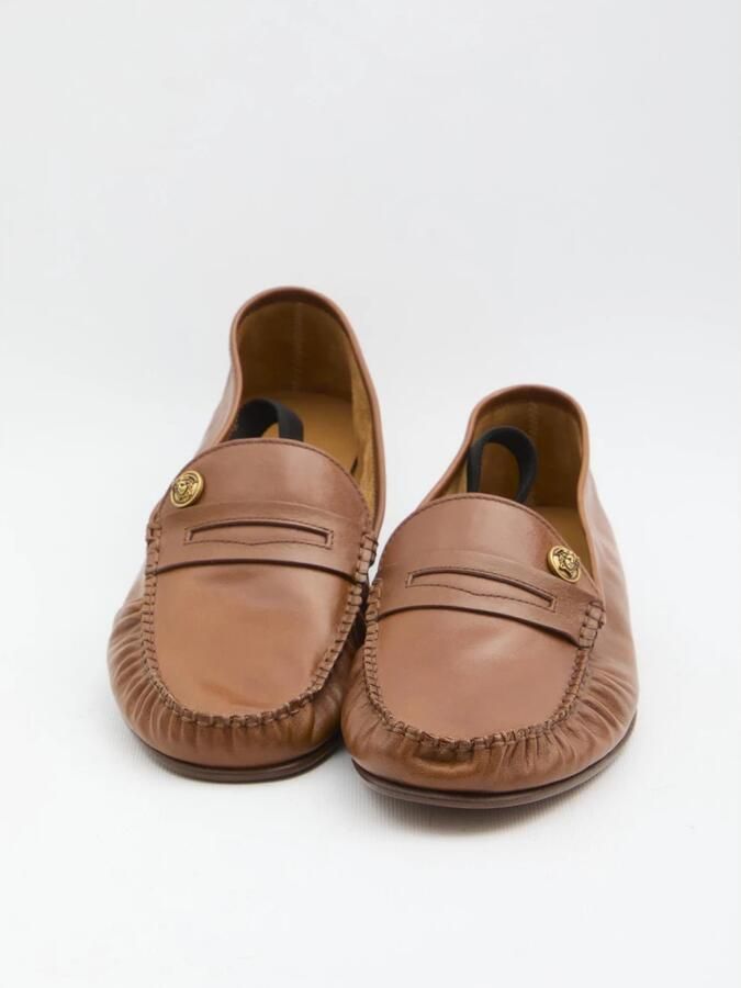 Versace Guanto Leren Loafers - Foto 5
