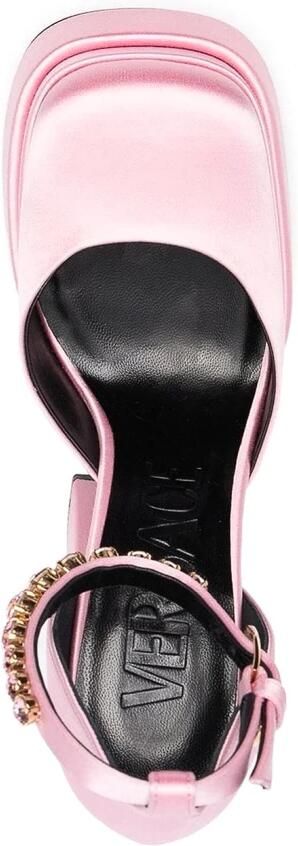 Versace Hoge hakken voor dames Medusa lichtroze 1002005-Dra67-1Pb9V - Foto 4