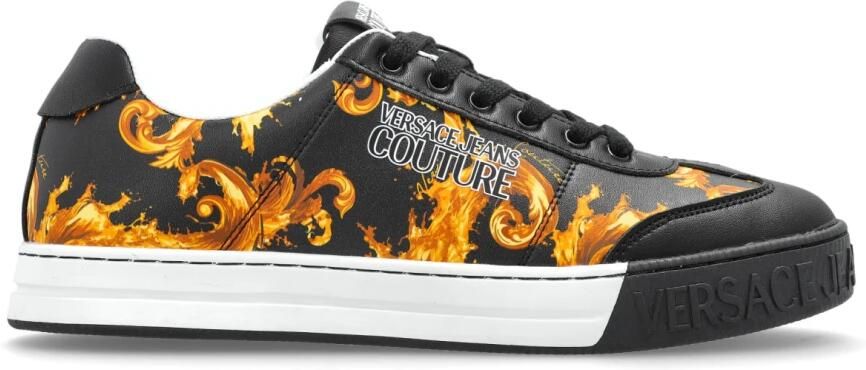 Versace Jeans Couture Barocco Patterned Sneakers
