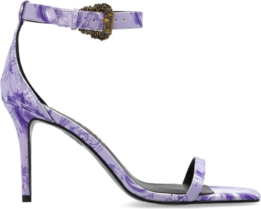 Versace Jeans Couture Baroque Buckle Sandals