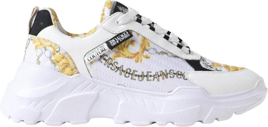 Versace Jeans Couture Witte Sneakers voor Mannen Aw24 Multicolor Heren - Foto 2