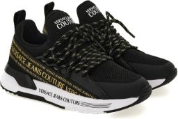 Versace Jeans Couture Gebreide Schoenen Stijlvol en Comfortabel Black Dames