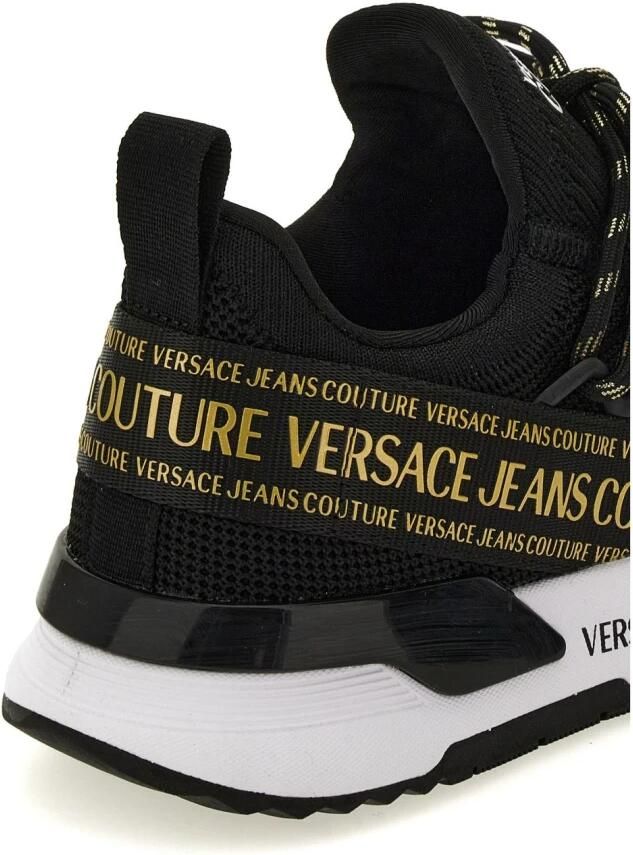 Versace Jeans Couture Gebreide Schoenen Stijlvol en Comfortabel Black Dames - Foto 3
