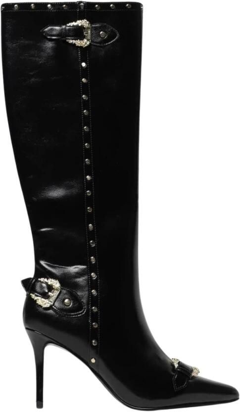 Versace Jeans Couture Zwarte laarzen voor stijlvolle uitstraling Black Dames - Foto 3