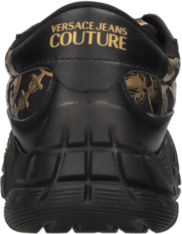 Versace Jeans Couture Baroque Print Sneakers Zwart Heren - Foto 3
