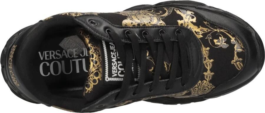 Versace Jeans Couture Baroque Print Sneakers Zwart Heren - Foto 5