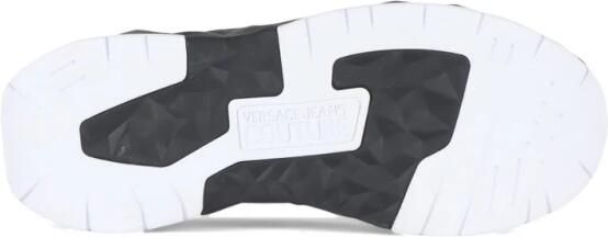 Versace Jeans Couture Logo Print Sneakers van Stof en Eco-leer Black Heren - Foto 2